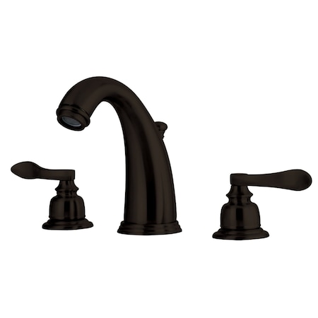 Kingston Brass KB8985NFL 8" Widespread Bathroom Faucet, Oil Rubbed Bronze KB8985NFL
